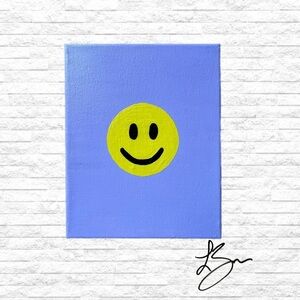 Original “Smiley” Acrylic Painting  on Canvas